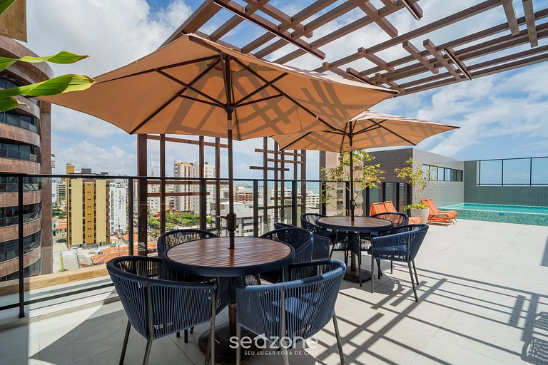 Estudio en edif. c/ piscina, 280m del mar UGR0404A