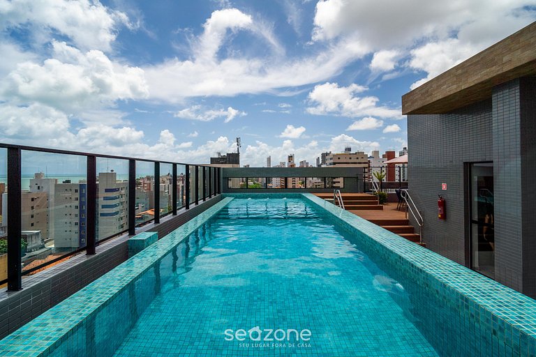 Moderno em edf. c/ Piscina a 280 m do Mar UGR0404A