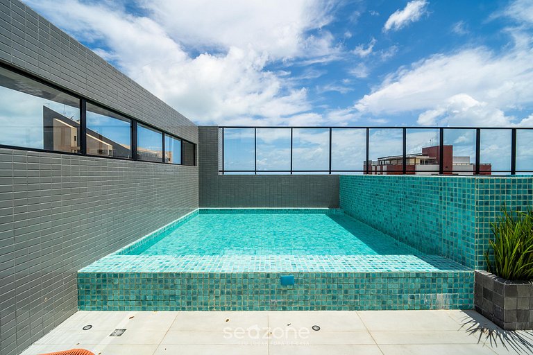 Moderno em edf. c/ Piscina a 280 m do Mar UGR0404A