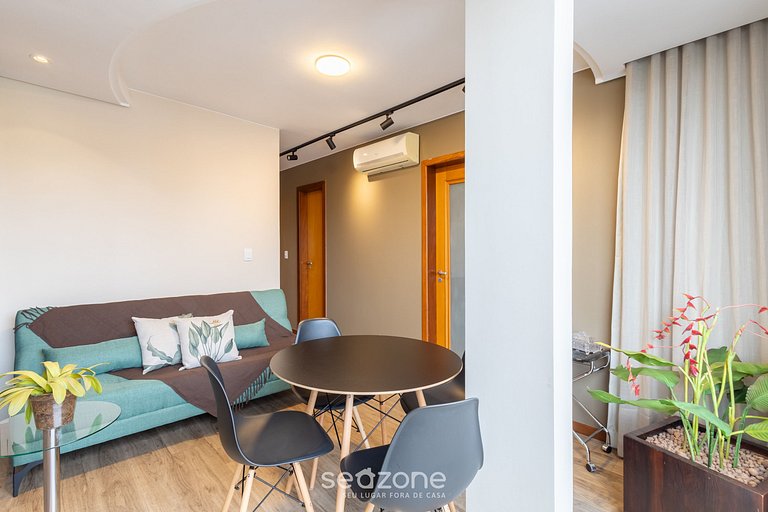 Apto moderno no Sudoeste c/ ar e Wi-Fi | CLS0101