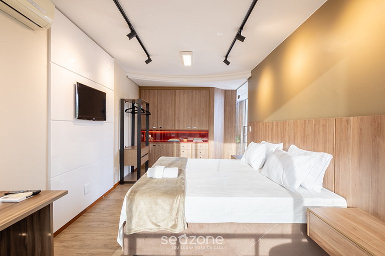 Apto moderno no Sudoeste c/ ar e Wi-Fi | CLS0101