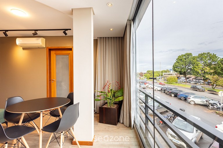 Apto moderno no Sudoeste c/ ar e Wi-Fi | CLS0101