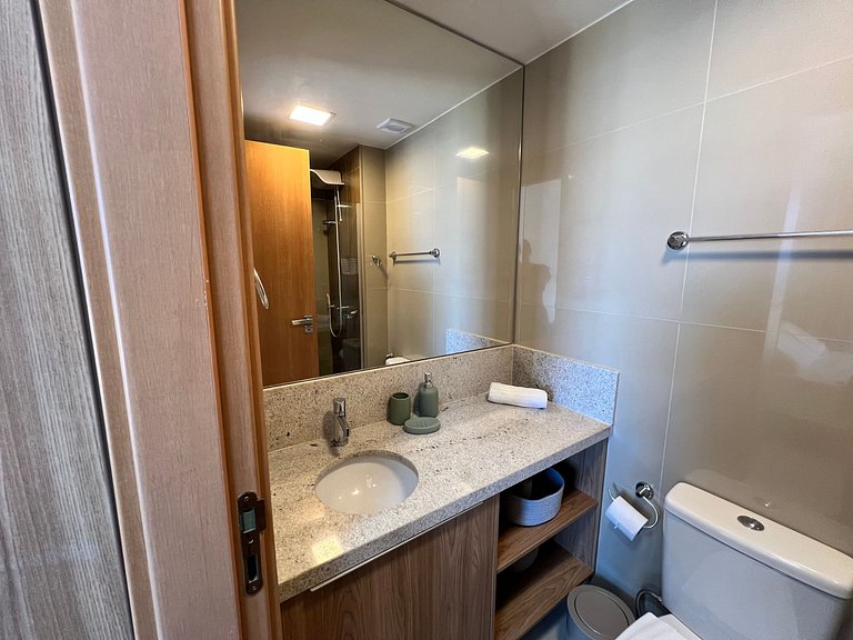 Apto c suíte a solo 230m del mar HSA0407