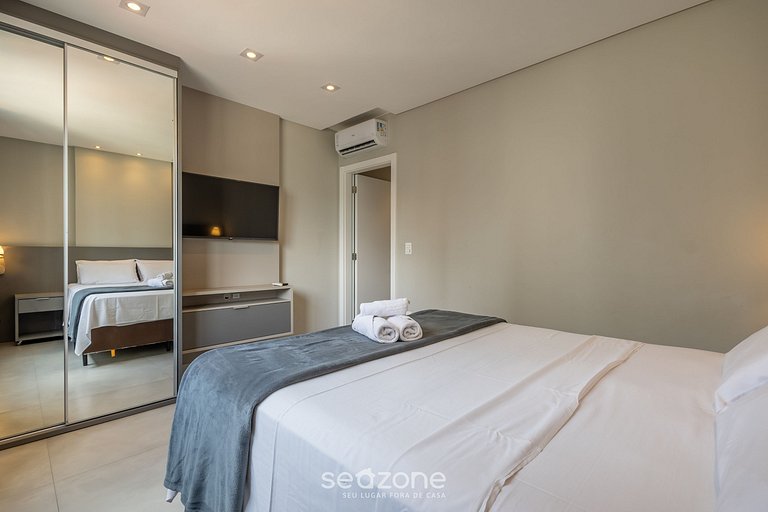 Apto c/ piscina vista mar 280m da Praia MHF0801