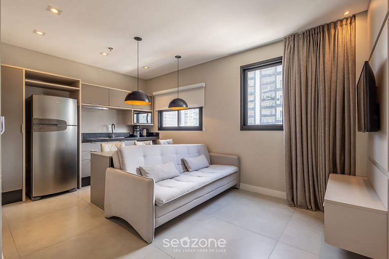 Apto c/ piscina vista mar 280m da Praia MHF0801