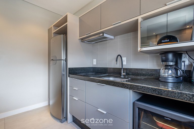 Apto c/piscina vista mar 280m playa MHF0801