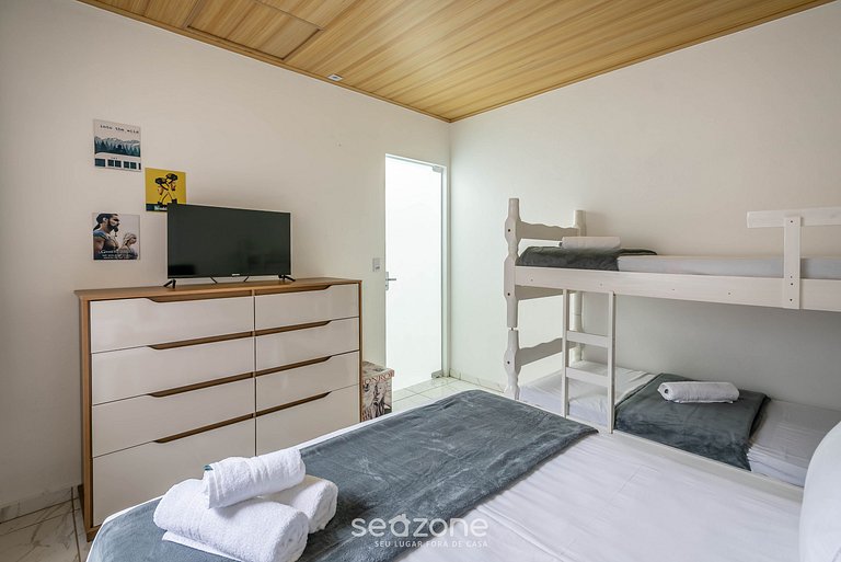 Casa completa a poucos minutos da praia JCS0874