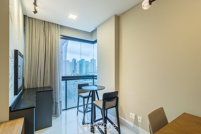 Apto c/ Churrasqueira a 900 m da Praia EPD0702