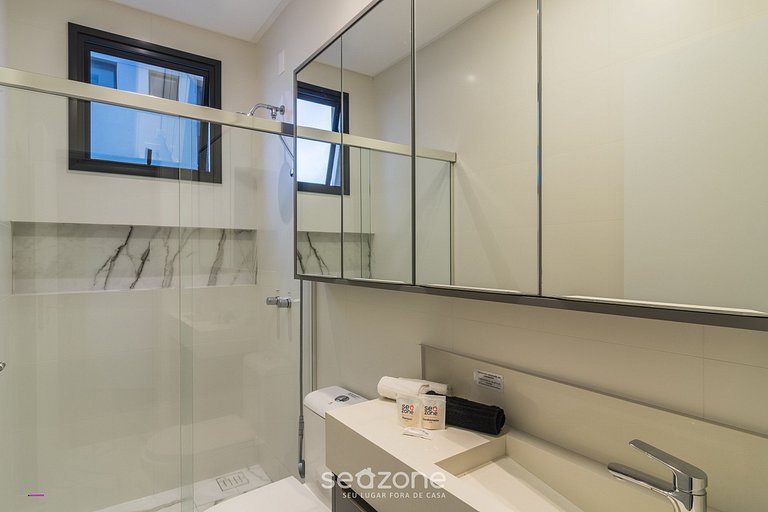 Apto c/ Churrasqueira a 900 m da Praia EPD0702