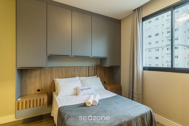 Apto c/ Churrasqueira a 900 m da Praia EPD0702