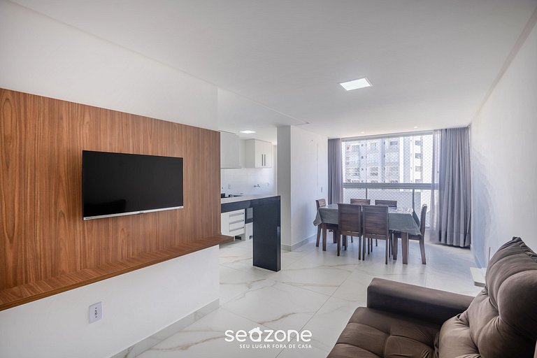 Apto 2 QTs a apenas 270m da Praia do Morro EPU0301