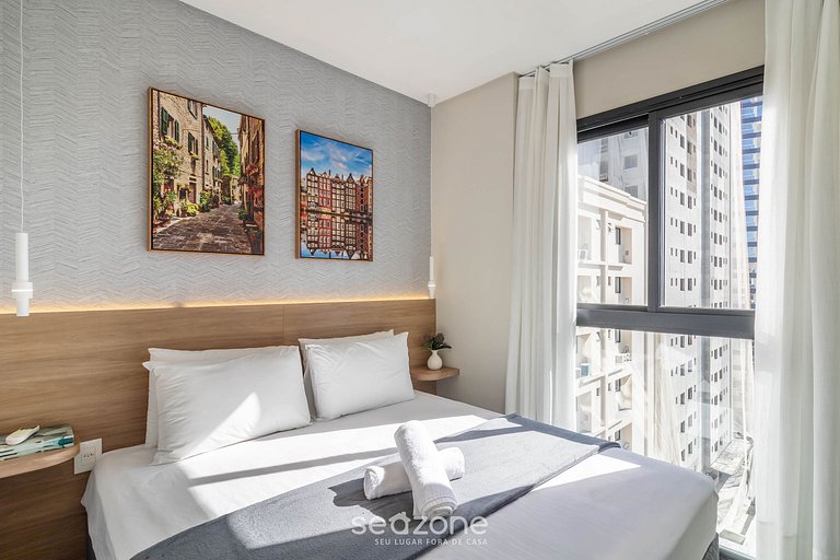 Apto c/ barbacoa privada, a 220m del mar FFS1209