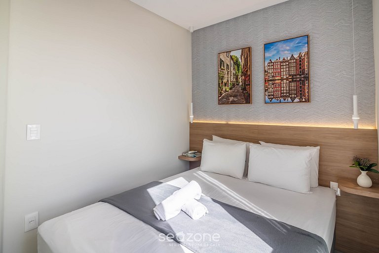 Apto c/ barbacoa privada, a 220m del mar FFS1209