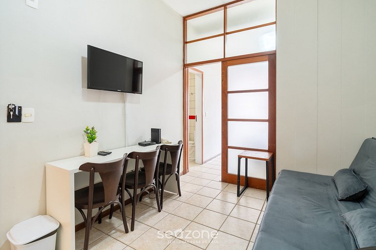 Compacto y cómodo apto en Floripa IHO264