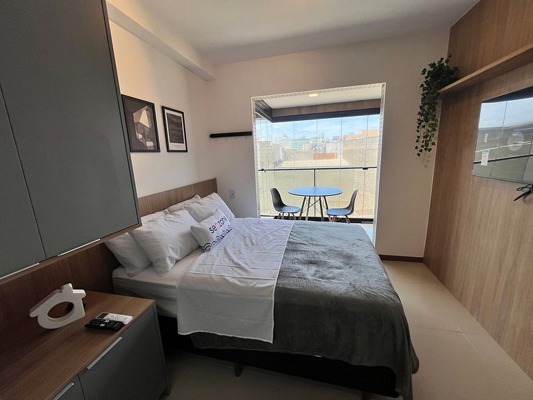 Estúdio em Prédio c/ Piscina JDN0208