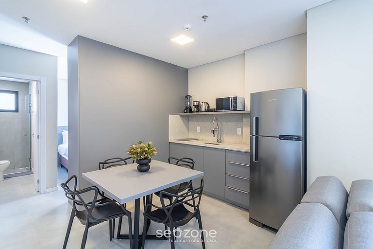 Estúdio em cond c/ piscina, 220 m do Praia FFS1009