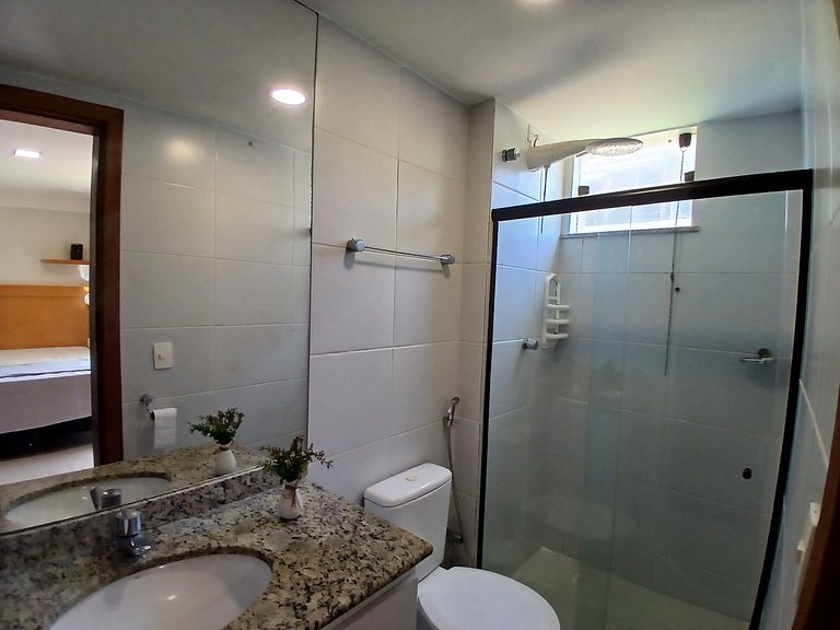 Apto c/ balcón a pasos del mar en Ilhéus ERW0301