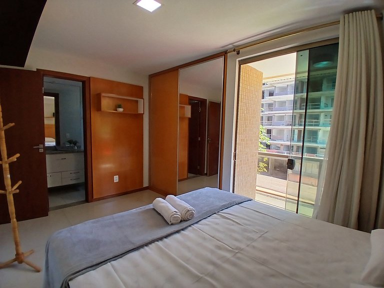 Apto c/ balcón a pasos del mar en Ilhéus ERW0301