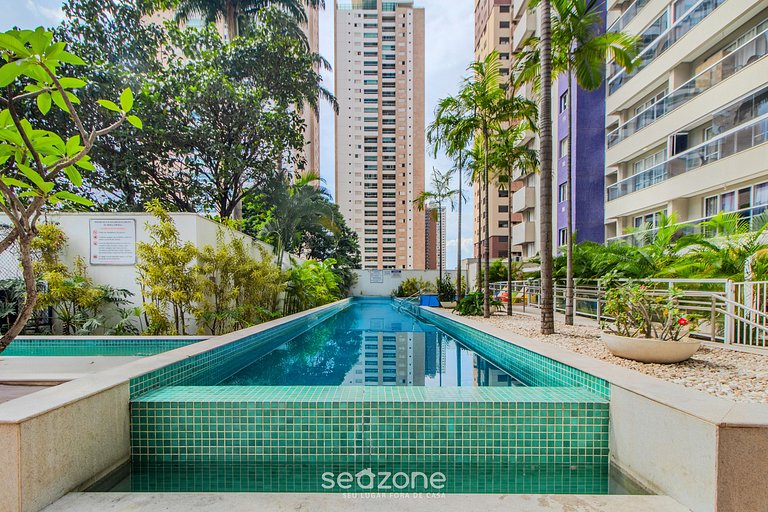 TH1406 Flat lindo no Setor Bueno - completo e mobiliado