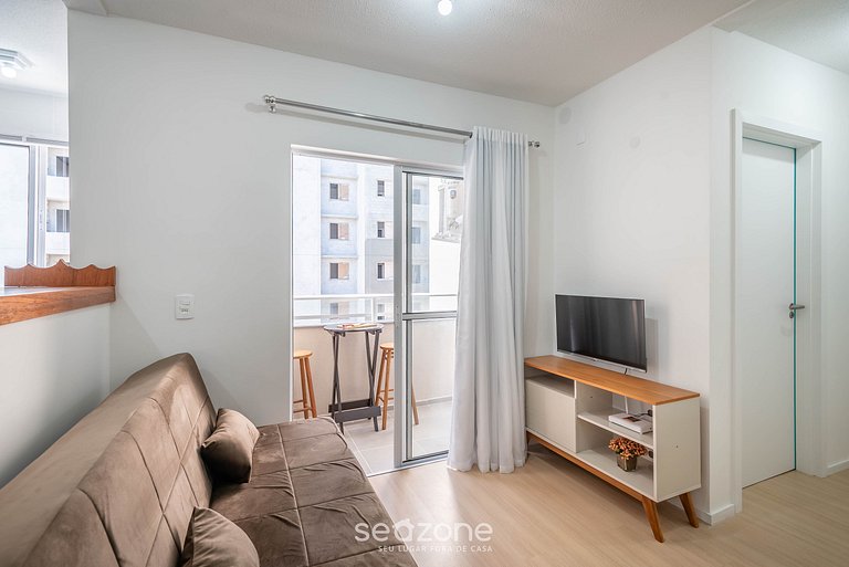 Apto c/ Churrasqueira a 750 m da Praia CIB1104