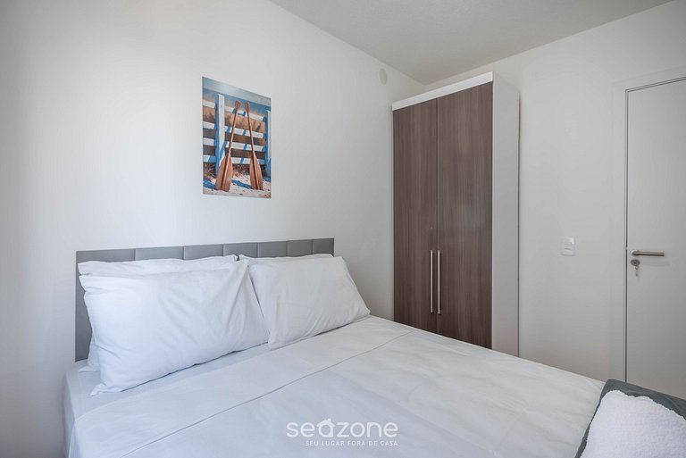 Apto c/ Churrasqueira a 750 m da Praia CIB1104