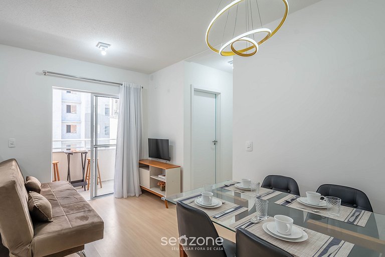 Apto c/ Churrasqueira a 750 m da Praia CIB1104