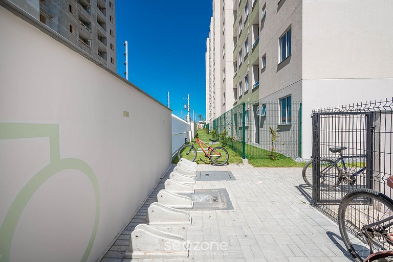 Apto c/ Churrasqueira a 750 m da Praia CIB1104