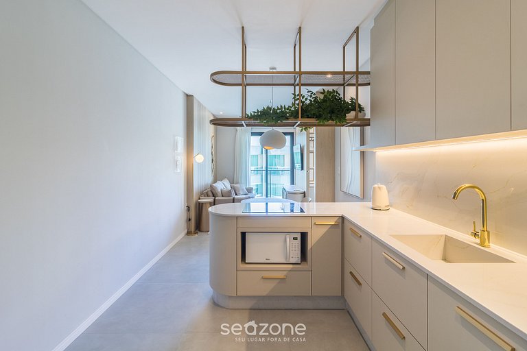 Apto c/ piscina en edif. a 220 m del mar FFS1204