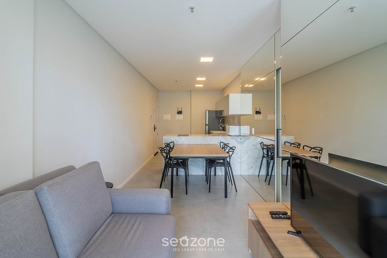 Apt 1DR en cond. c/ piscina, 220m del mar FFS1301