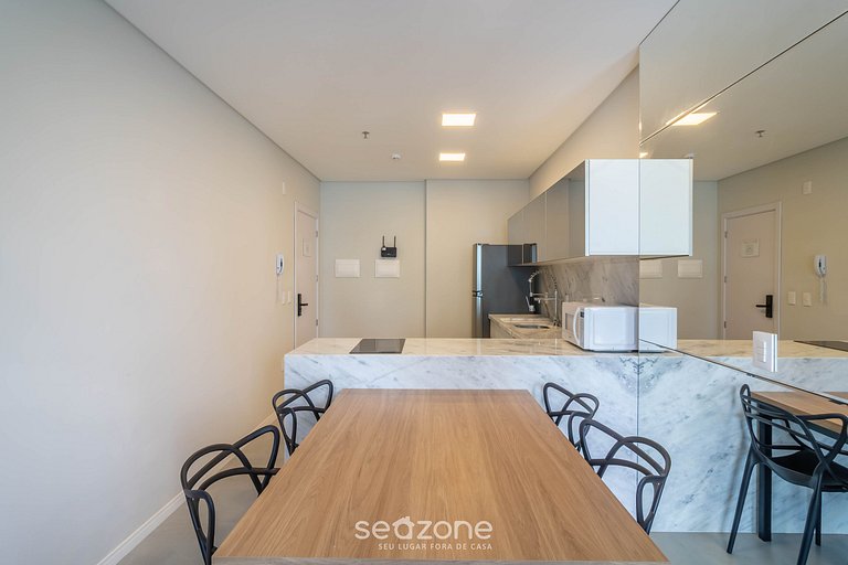 Apt 1DR en cond. c/ piscina, 220m del mar FFS1301