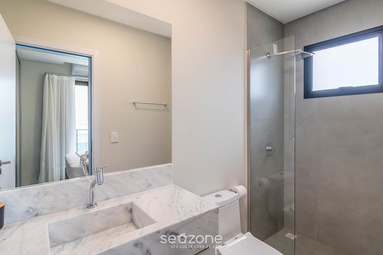 Apt 1DR en cond. c/ piscina, 220m del mar FFS1301