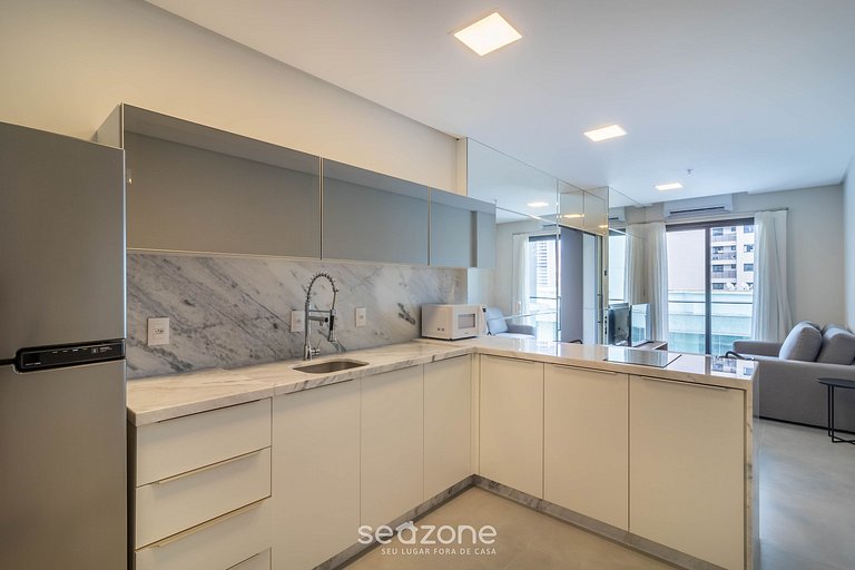 Apt 1QT em cond c/ piscina, 220m do Mar FFS1301