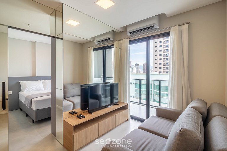 Apt 1DR en cond. c/ piscina, 220m del mar FFS1301