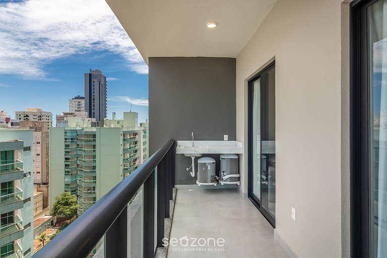 Apt 1DR en cond. c/ piscina, 220m del mar FFS1301