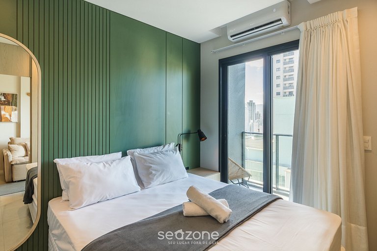 Apto c/ balcón a 220 m del mar FFS1403