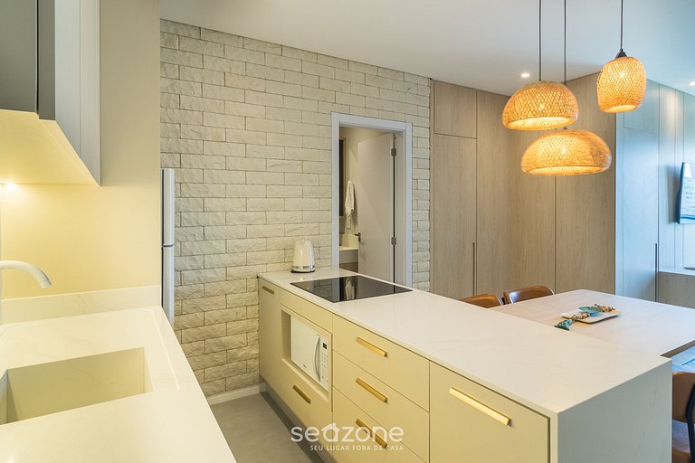 Apto c/ balcón a 220 m del mar FFS1403