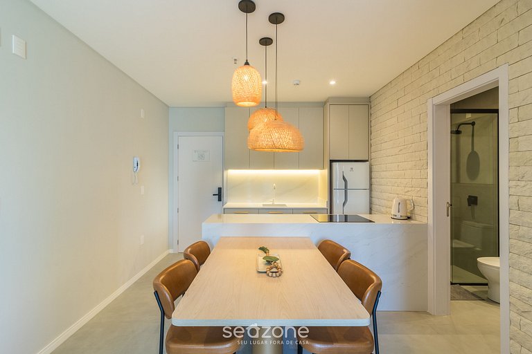 Apto c/ balcón a 220 m del mar FFS1403