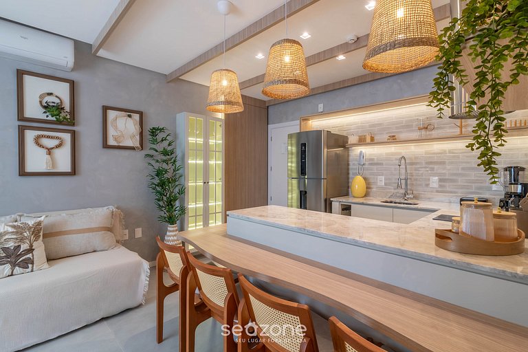 Apto en edificio a 220 m de la playa FFS0405