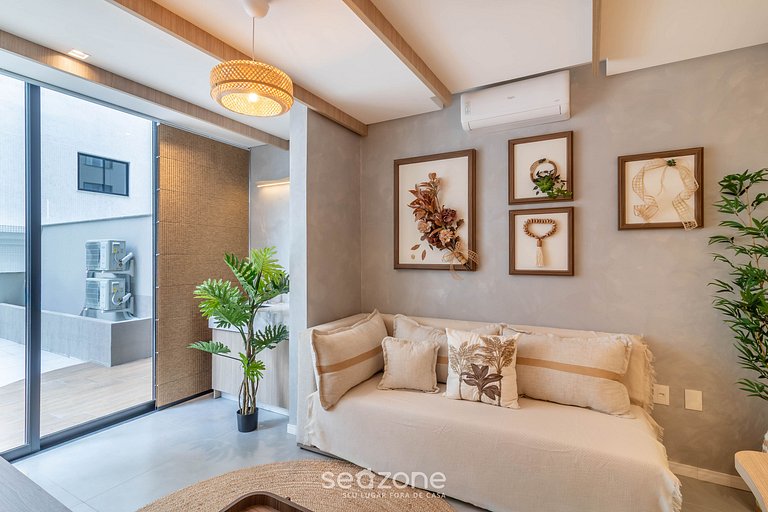 Apto em edf. a 220 m da Praia FFS0405