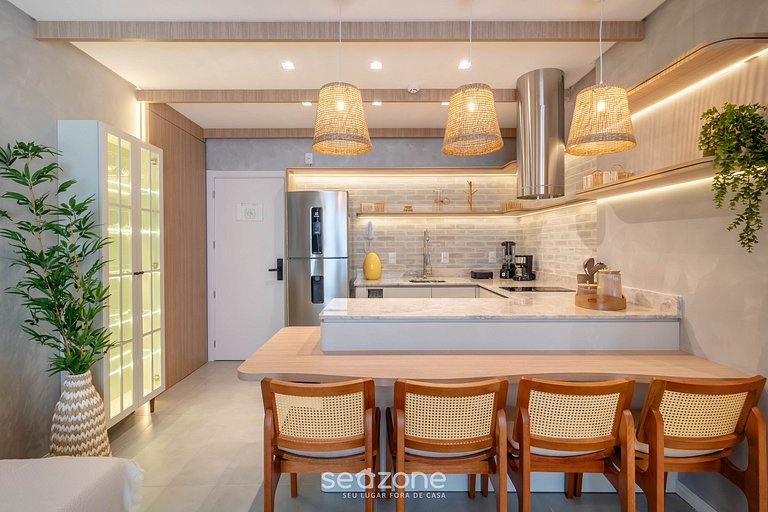 Apto en edificio a 220 m de la playa FFS0405