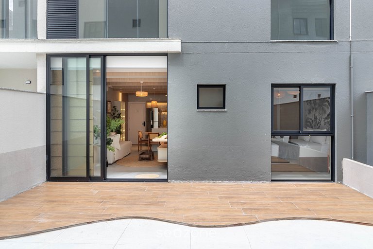 Apto en edificio a 220 m de la playa FFS0405