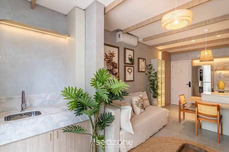 Apto en edificio a 220 m de la playa FFS0405