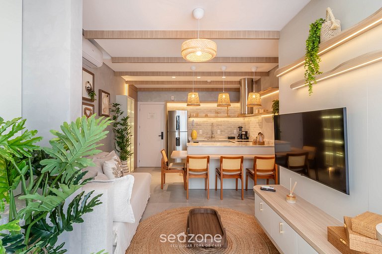 Apto en edificio a 220 m de la playa FFS0405