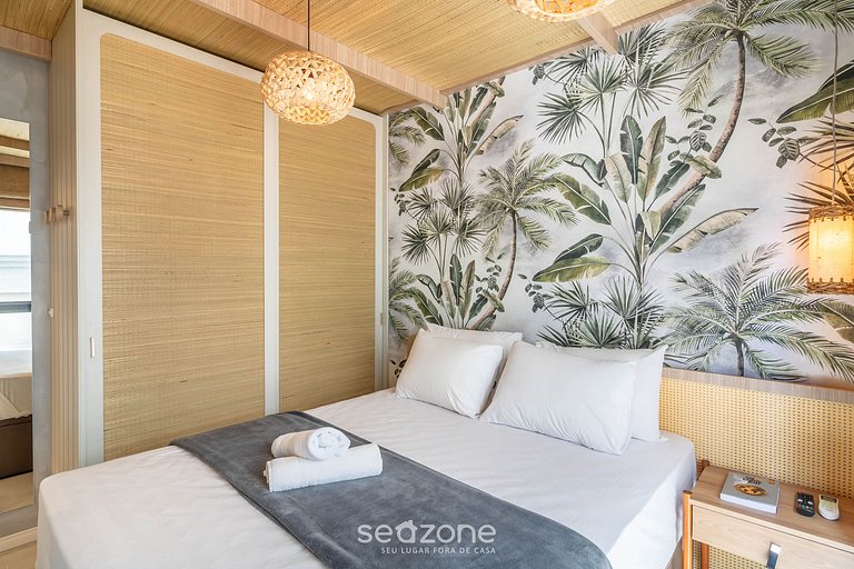 Apto em edf. a 220 m da Praia FFS0405