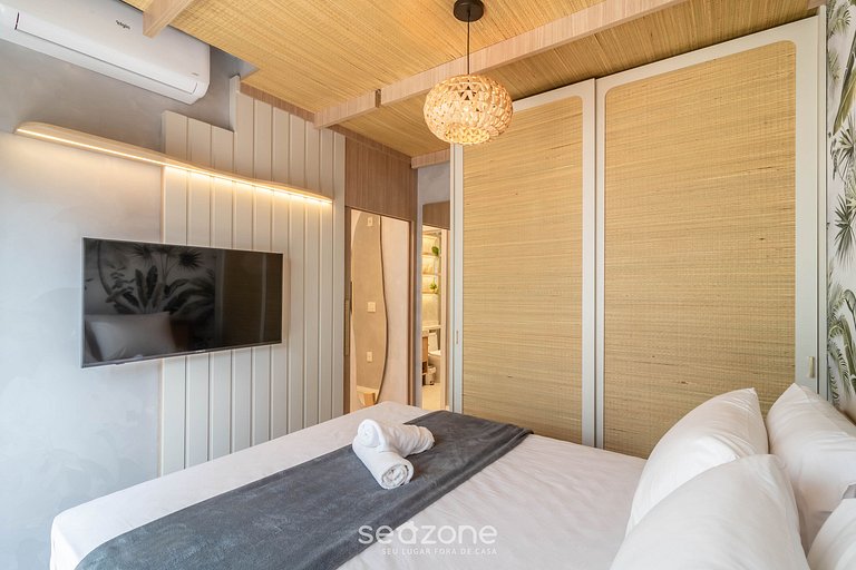 Apto em edf. a 220 m da Praia FFS0405