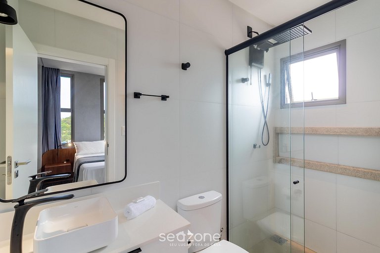 Apto c/ churrasq. privativa a 500m do Mar ELF0406