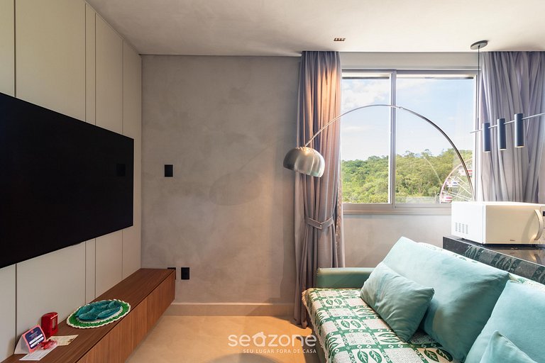 Apto c/ churrasq. privativa a 500m do Mar ELF0406