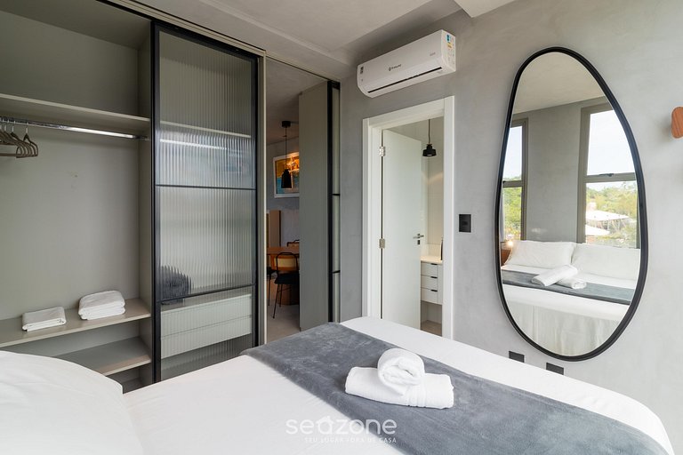 Apto c/ churrasq. privativa a 500m do Mar ELF0406