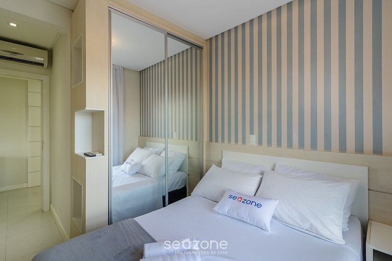 Apto c/ parrilla y vista a 130 m del mar RSD0202