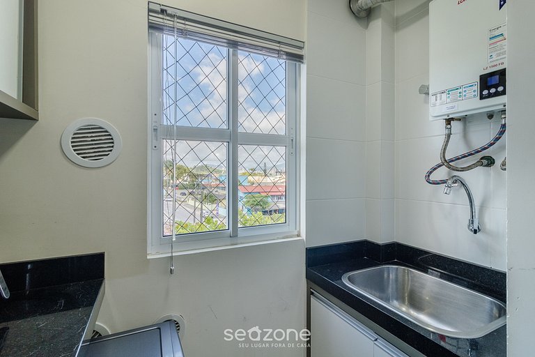 Apto c/ parrilla y vista a 130 m del mar RSD0202